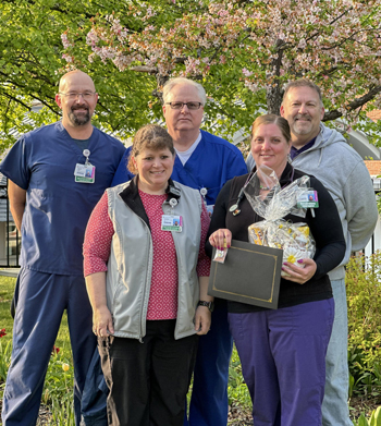 Crystal and respiratory team BUMBLE Valley Regional Hospital in Claremont NH