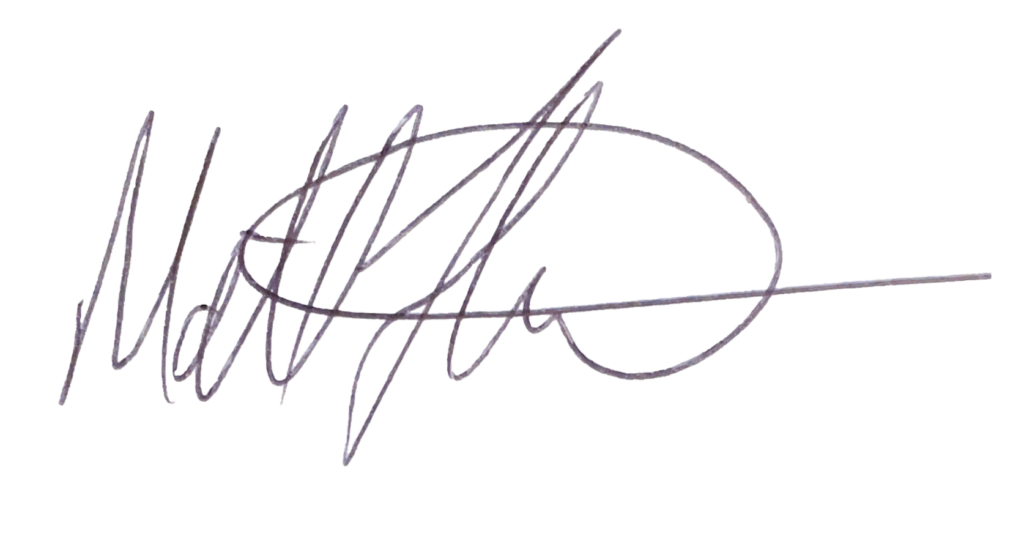 Matt Foster signature